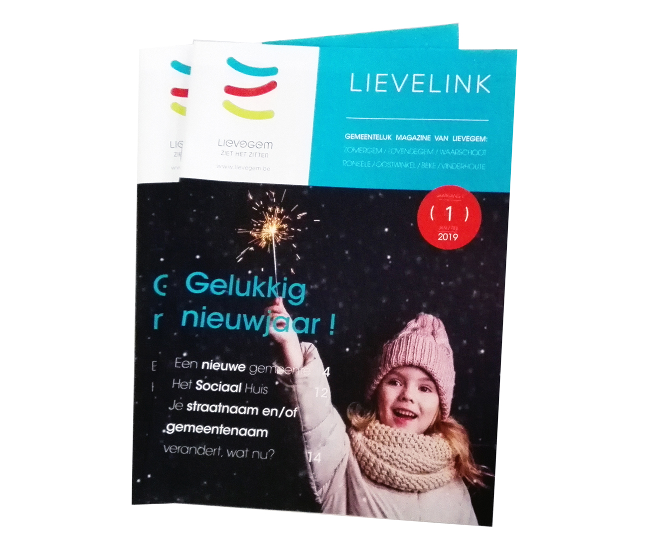 Lievelink cover lay-out