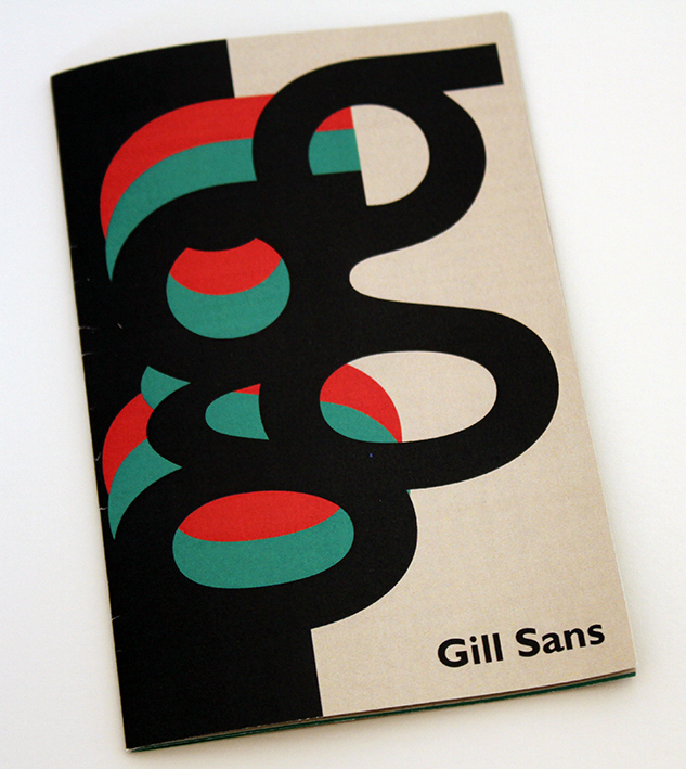 fontboekje gill sans lay-out