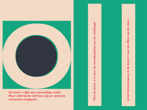 fontboekje gill sans lay-out
